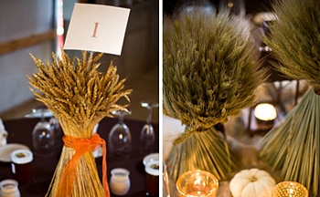 Your Wedding Support: GET THE LOOK - Wheat Themed Wedding