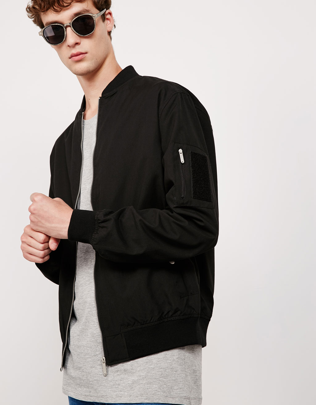 Bomber hombre bershka Outlet