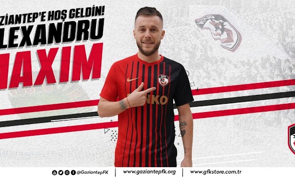 Oficial: Gaziantep, Maxim nuevo jugador