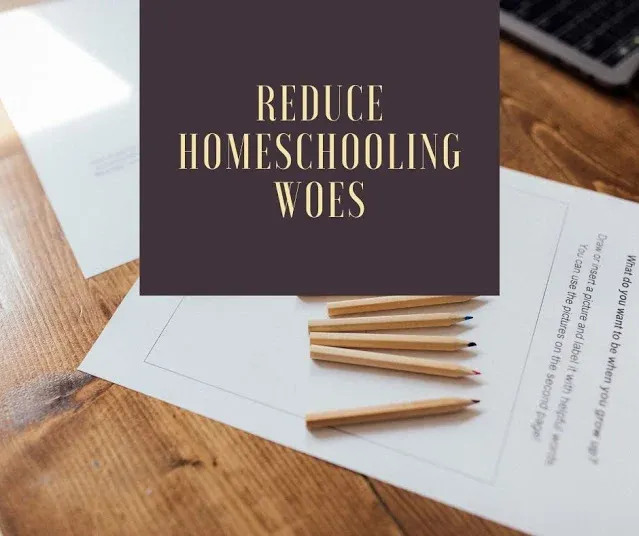 Tips to reduce homeschooling stress