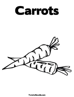 Coloring Pages for Kids: Carrot Coloring Pages