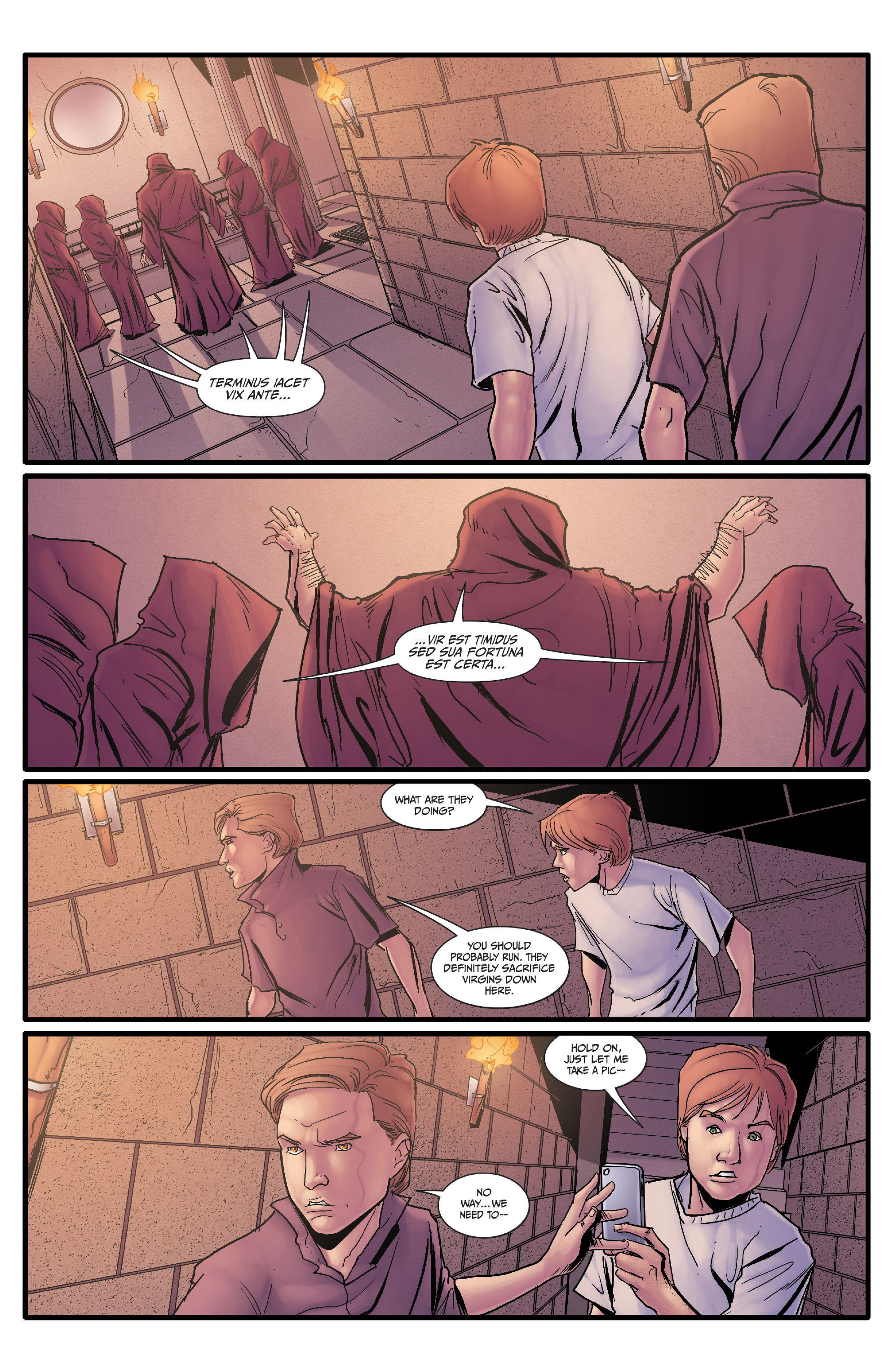 Read online Morning Glories comic -  Issue #2 - 11