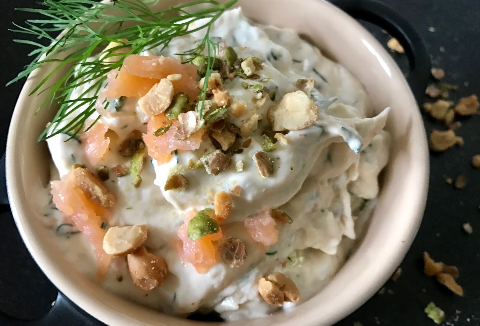 Lust auf Lecker 🌶: Lachscreme mit Wasabicrunch