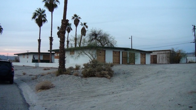 Abandoned motel near Salton Sea