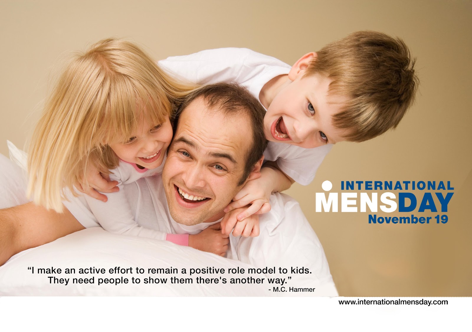 Close your books International Men's Day.