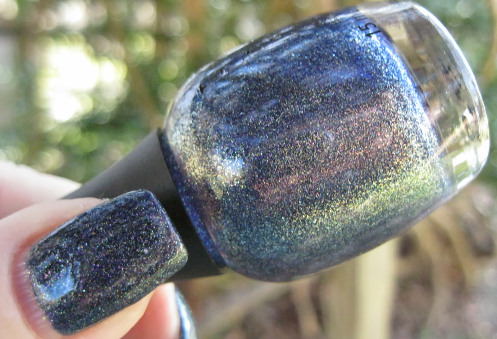 Lacquer Slacker Liz Addendum Finger Paints Sparkle in the Sky Glossy!