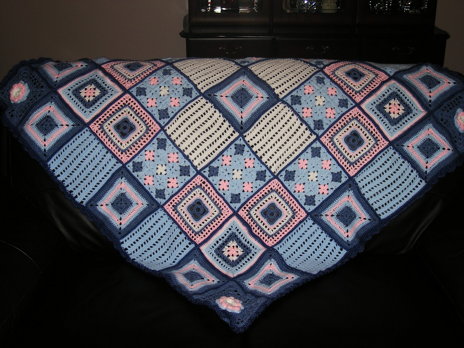 Sew Me Crocheted Lap Throw Complete!