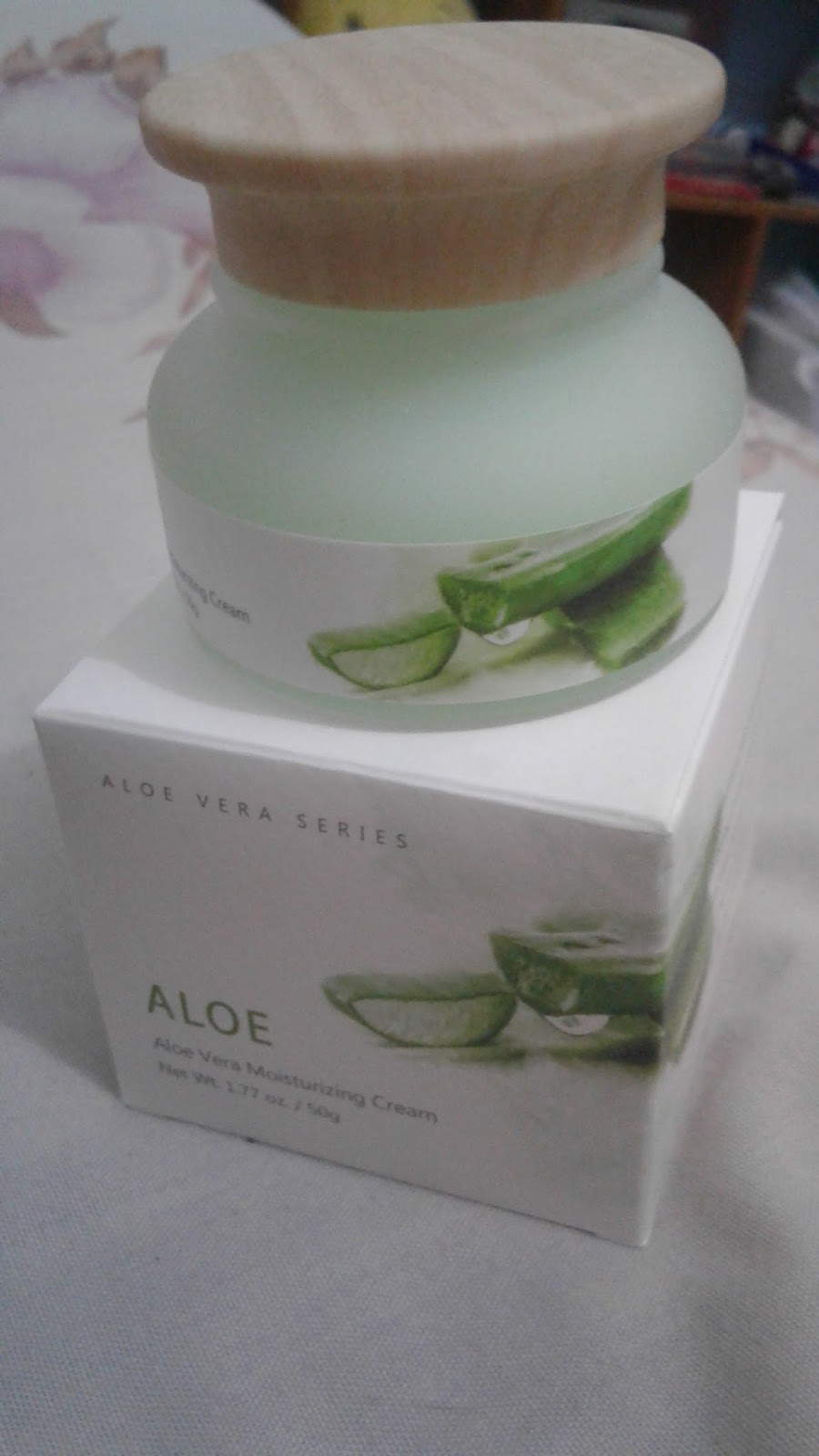 From Nothing to Something Review Aloe Vera Moisturizing Cream MINISO 28