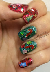 ugly christmas sweater nail nails actual