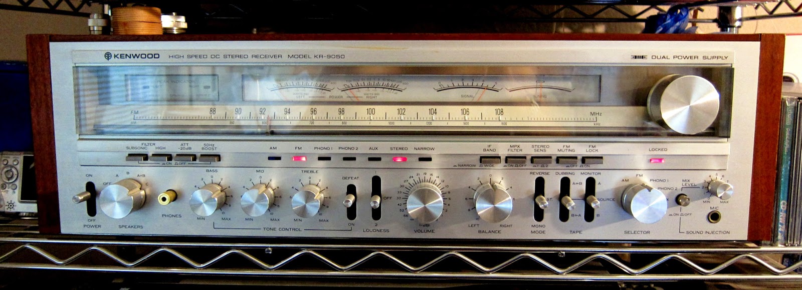 Som e Cia. Receiver Kenwood KR 9050