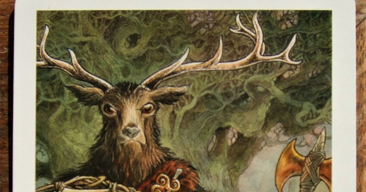 A bad witch's blog The Wildwood Tarot Stag Card Strength or Justice?