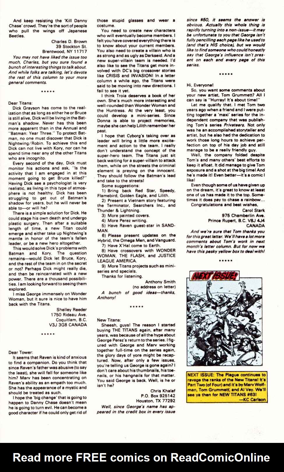 Read online The New Titans (1988) comic -  Issue #62 - 28