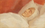 Ane Hedvig Brøndum post mortem, Anna Ancher (1916)