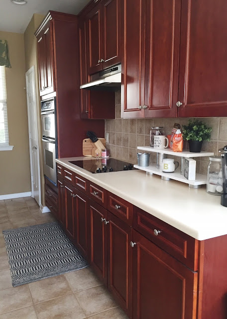 10+ Fabulous Non-White Kitchen Makeovers | Live Pretty on a Penny