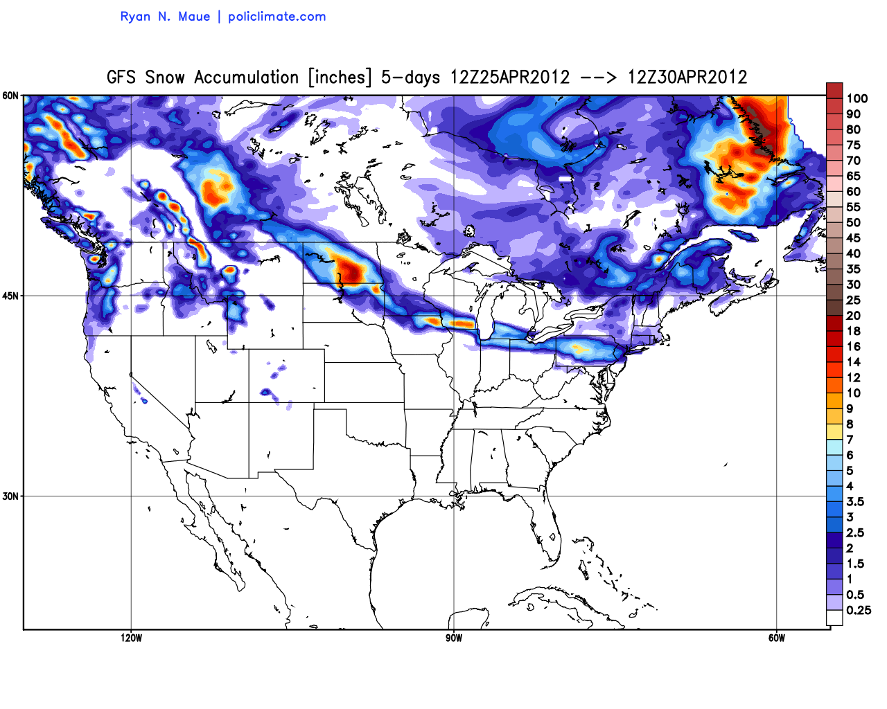 The Weather Centre South Wisconsin May Get Crushed with Late Season Snow