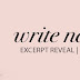 Excerpt Reveal - WRITE NAKED by WRITE NAKED:
