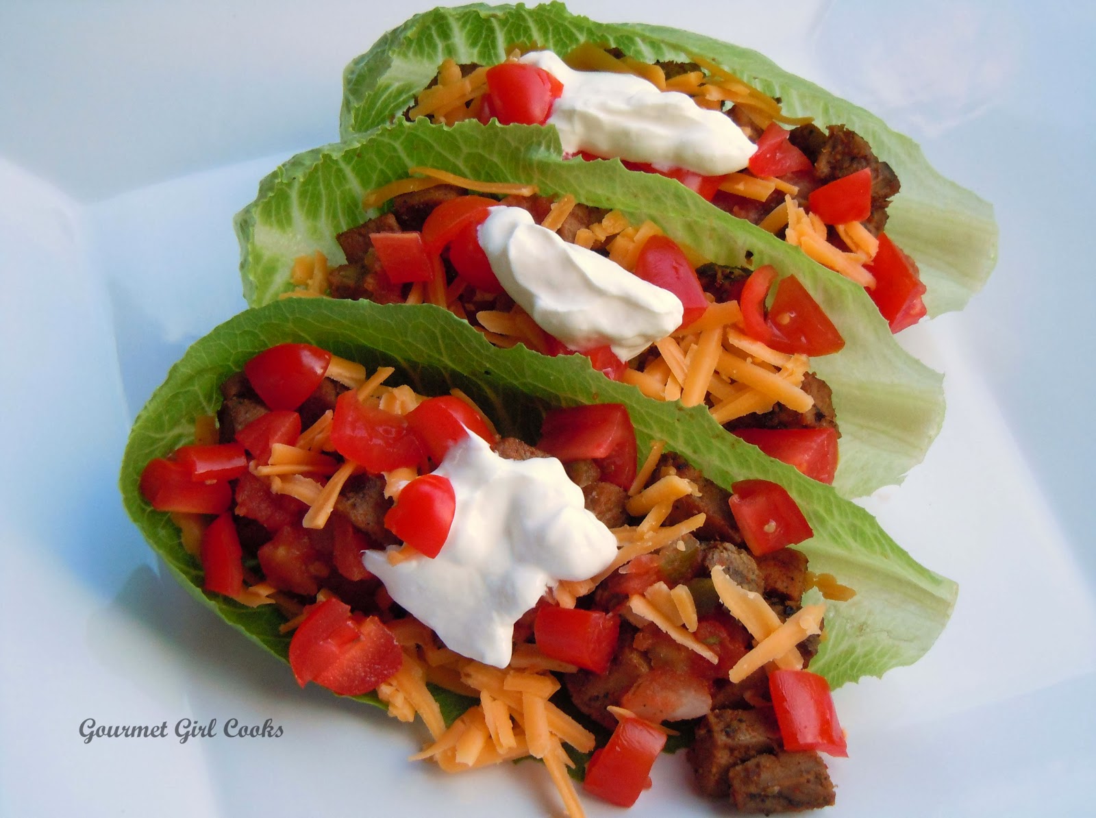 Gourmet Girl Cooks Roast Beef Taco Cups "FreshMex"