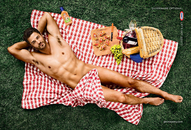 zesty picnic man, silverware optional, Kraft let's get zesty, memorial day picnic ideas, salad dressing, 