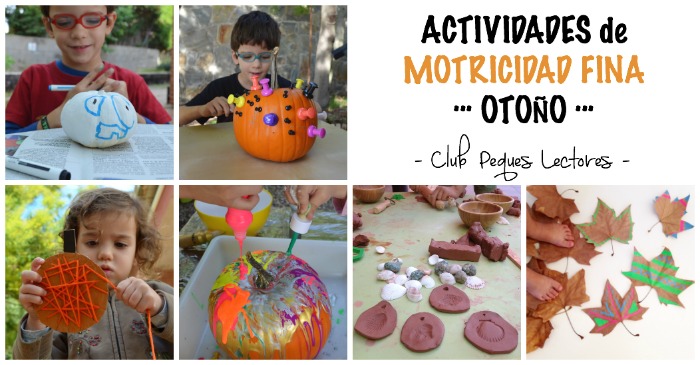 Actividades para niños motricidad top fina