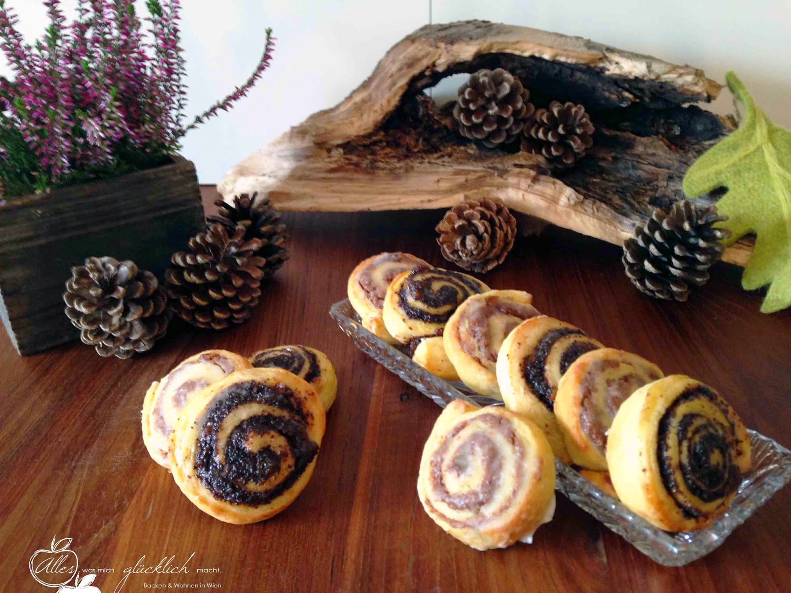 Alles was mich glücklich macht: Flaumige Germteig-Schnecken mit Mohn ...