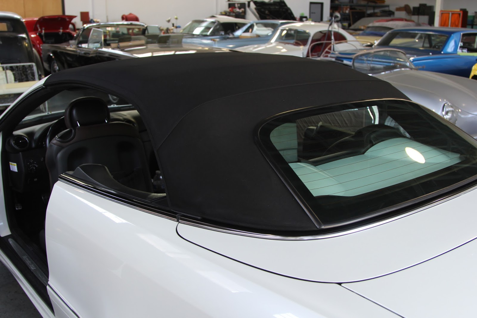 Cooks Upholstery and Classic Restoration Mercedes Convertible Top