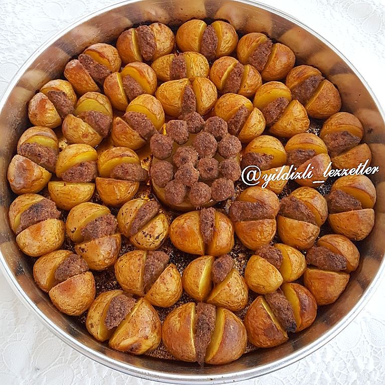 Bebek Patatesle Fırında Kebap Pratik Tarifim