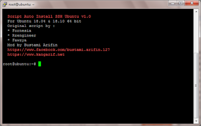 Script Auto Install SSH untuk VPS Ubuntu 18.10 64 bit Script Auto Install SSH untuk VPS Ubuntu 18.10 64 bit