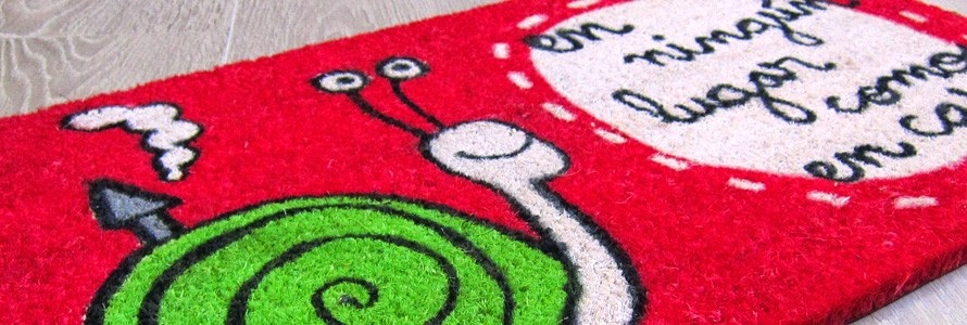 Felpudos originales para decorar el hogar