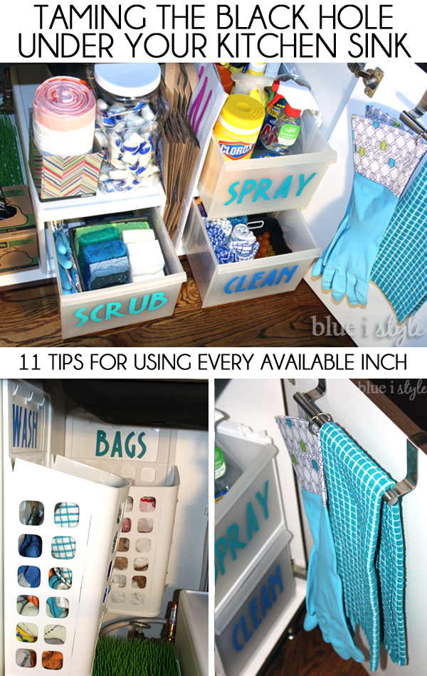 How I Organized Around And Under My Kitchen Sink How I Organized Around And Under My Kitchen Sink