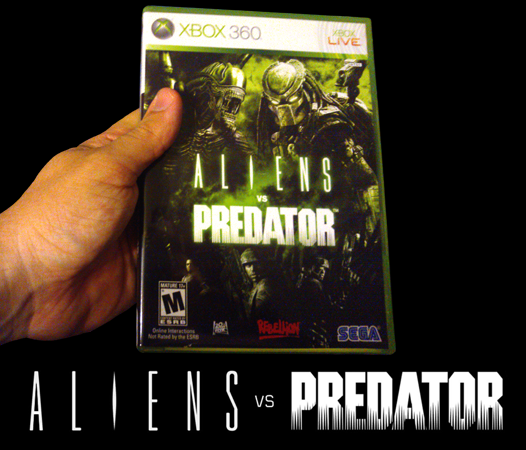 Alien versus Predator Xbox 360 Box Art Cover by joaofuel