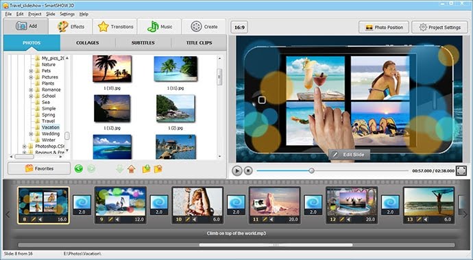 3d Photo Slideshow Software Mac