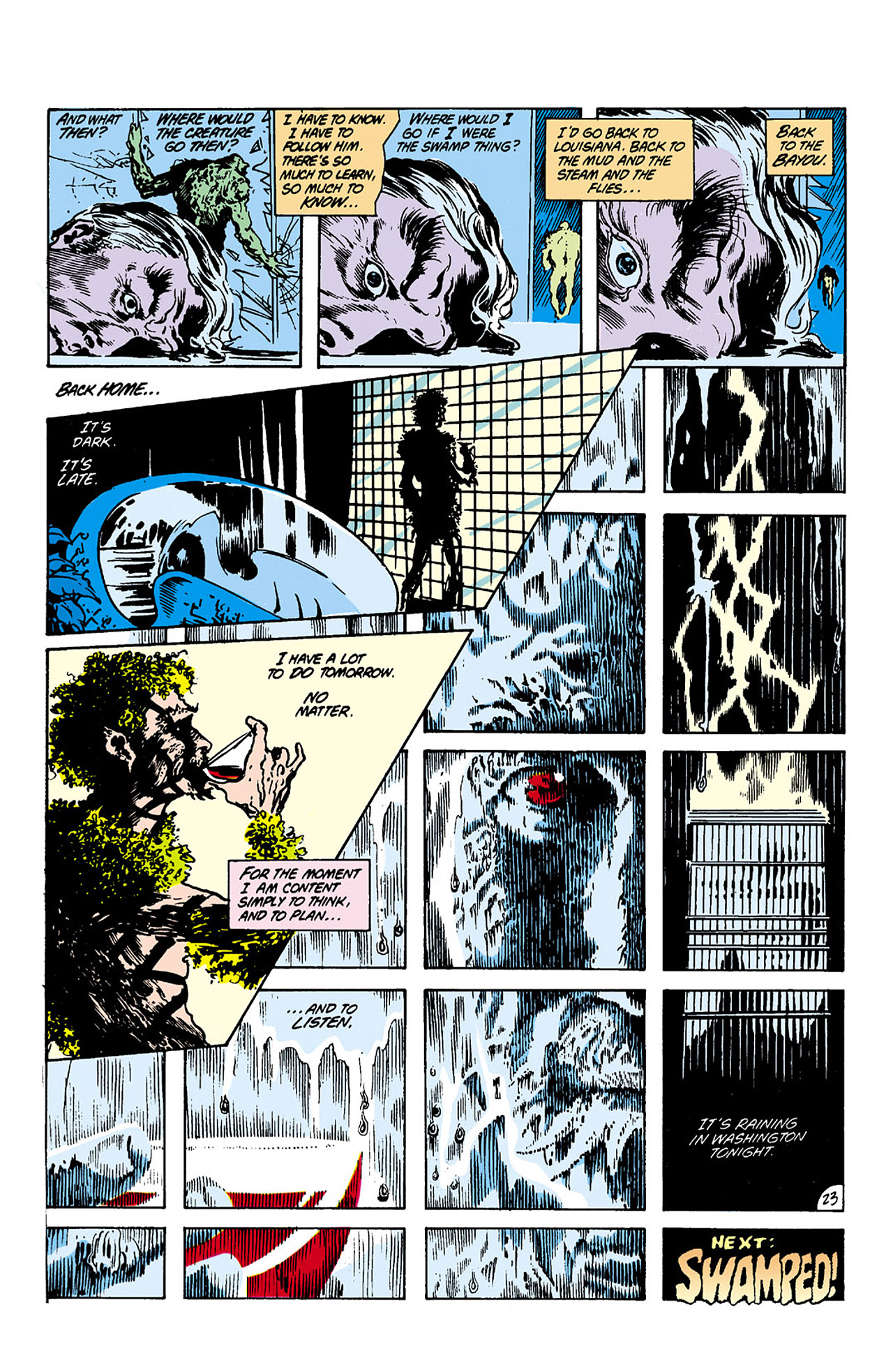 Read online Swamp Thing (1982) comic -  Issue #21 - 24