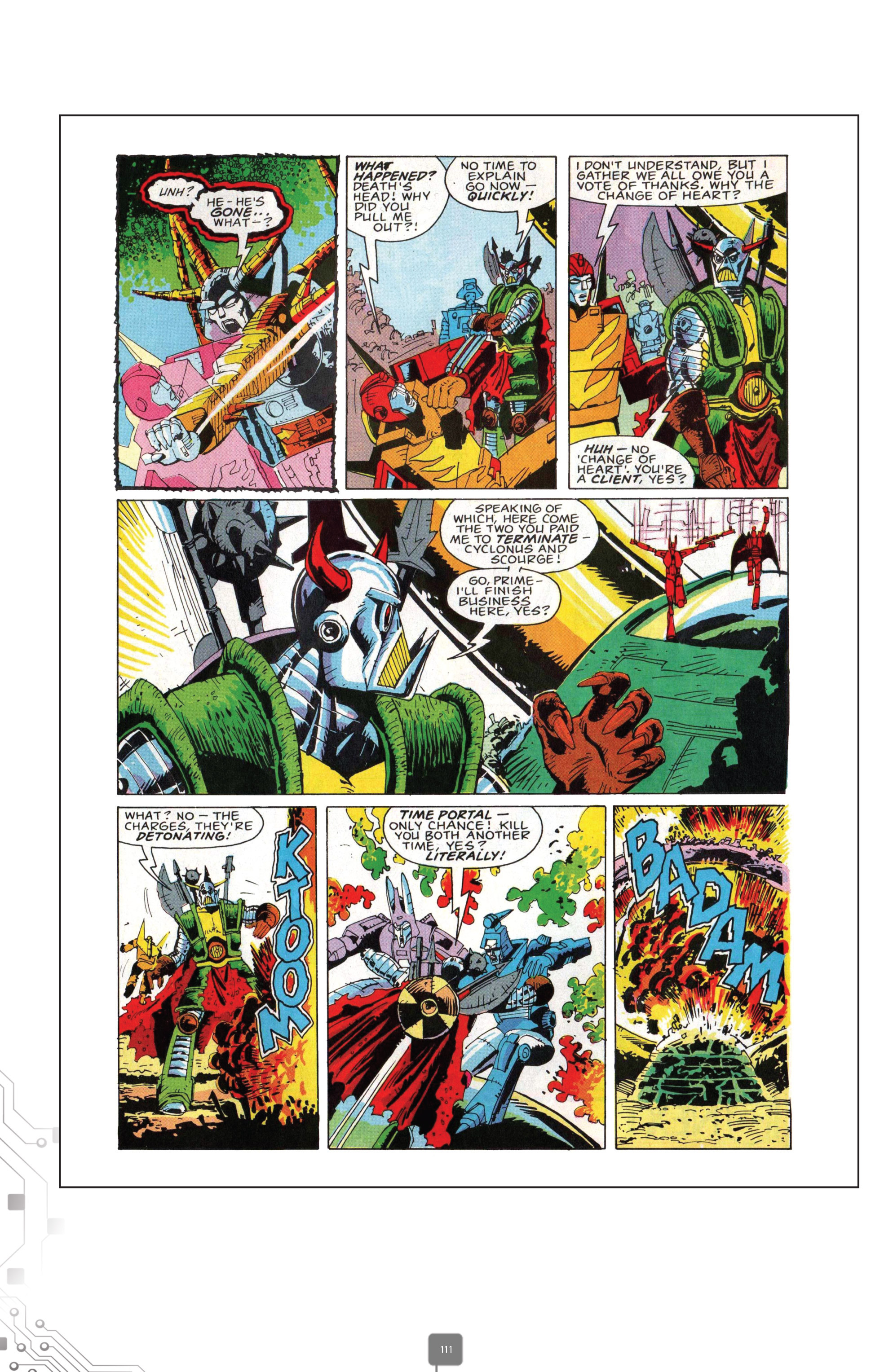 Read online The Transformers Classics UK comic -  Issue # TPB 5 - 112