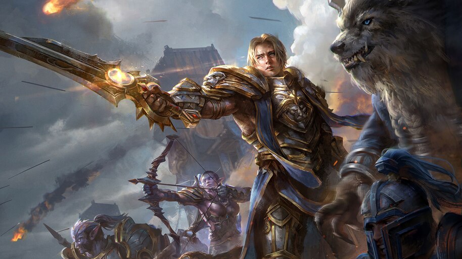 WoW, The Alliance, Anduin Wrynn, Genn Greymane, 4K, #4.454 Wallpaper PC
