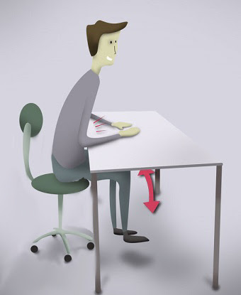 Gainage au bureau Gainage au bureau