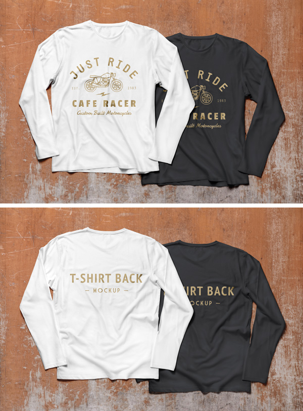 Download Download Desain Mockup T Shirt Lengan Panjang Cdr Dan Psd Salamun Picassa Yellowimages Mockups