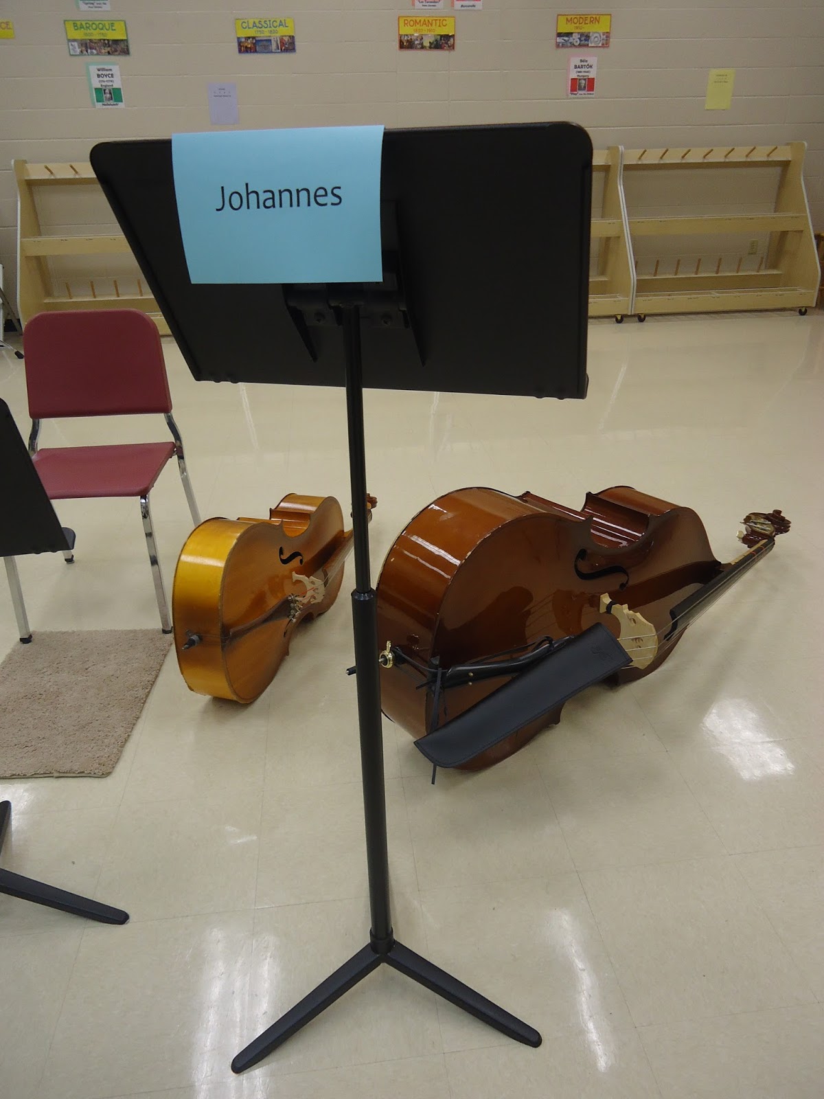 Teaching Elementary Orchestra Name Cards