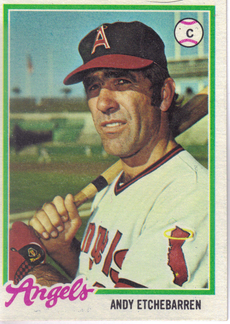 1978 Baseball 1978 Topps Baseball 313 Andy Etchebarren