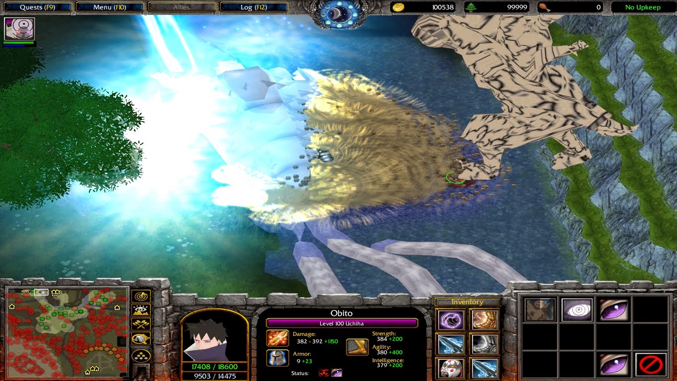 Карта для варкрафт 3 наруто