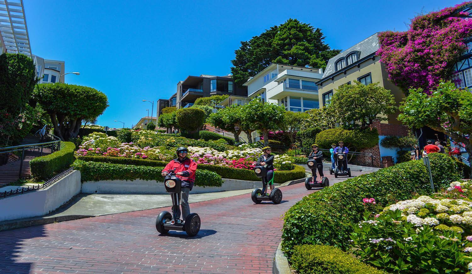 The Amazing World Lombard Street (Most Winding Road), San Francisco, California