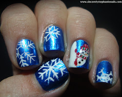 nail christmas nails sns