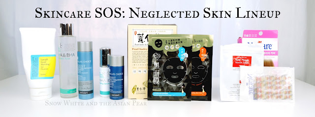 Korean, Taiwanese, and Western beauty products for acne prone skin