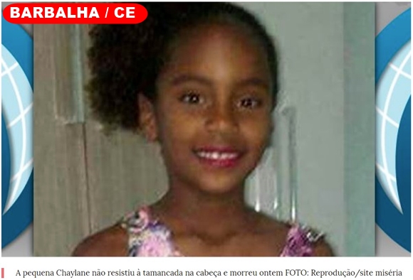 CarirÉ Em Revista Menina De 8 Anos Morre Após Sofrer Uma Tamancada Na