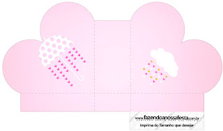 Blesing Rain for Girls: Free Printable Boxes. Blesing Rain for Girls Heart Shaped Open Box.
