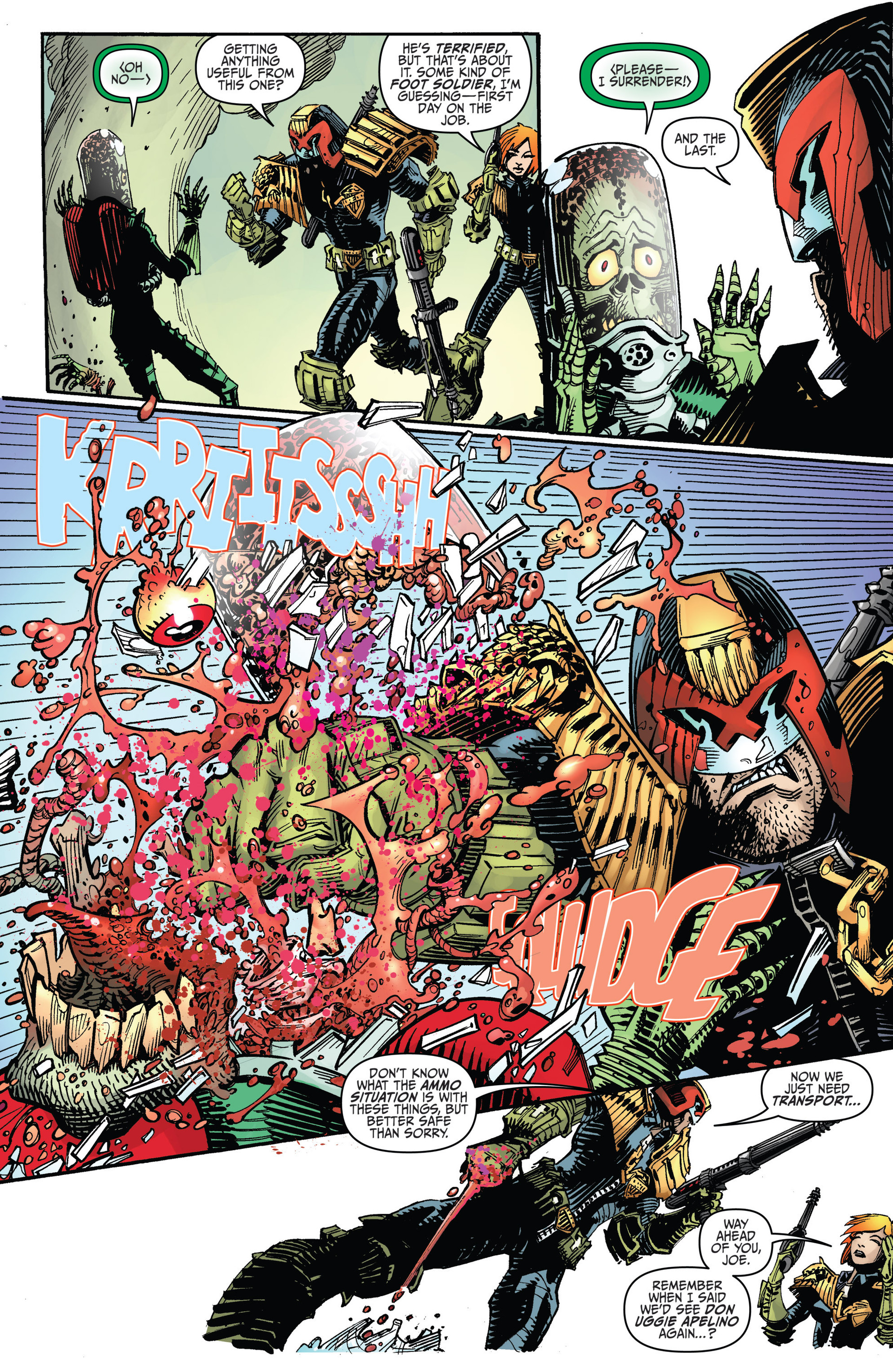 Read online Mars Attacks Judge Dredd comic -  Issue #4 - 6