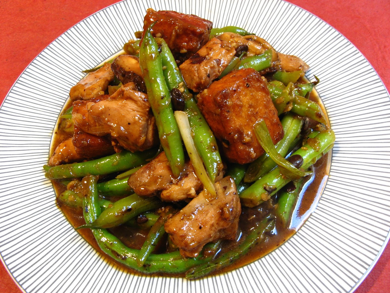 Duck Soup Easy Lemon Black Bean Sauce Green String Bean Fish Tofu