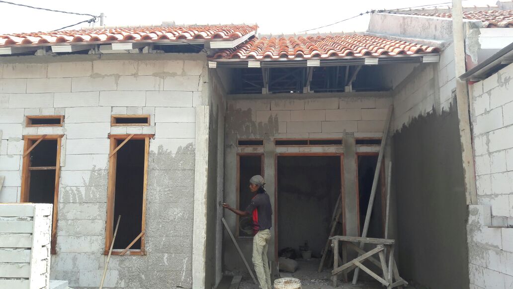 Dijual Rumah Minimalis Baru Rangka Atap Baja Ringan Tahap