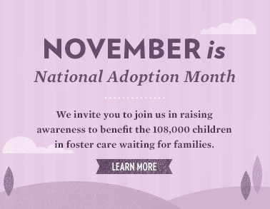 November is national adoption month #NAM15 on MWP
