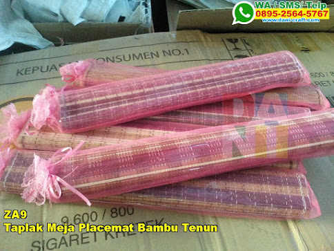 Toko Taplak Meja Placemat Bambu Tenun
