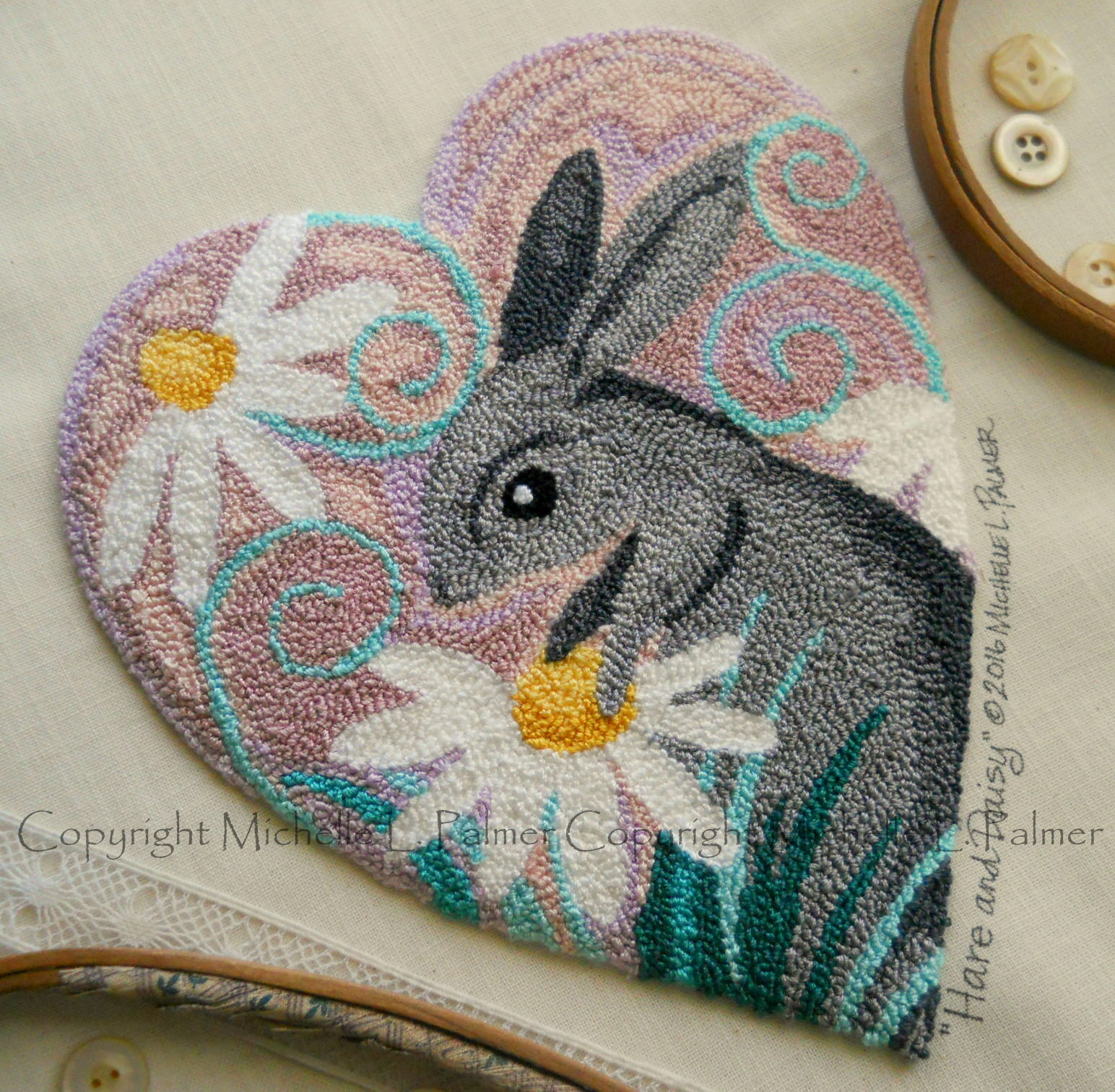 Michelle Palmer Punch needle projects